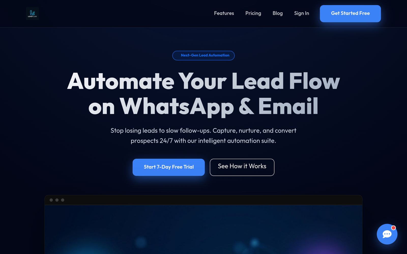 LeadWorkflow website screenshot